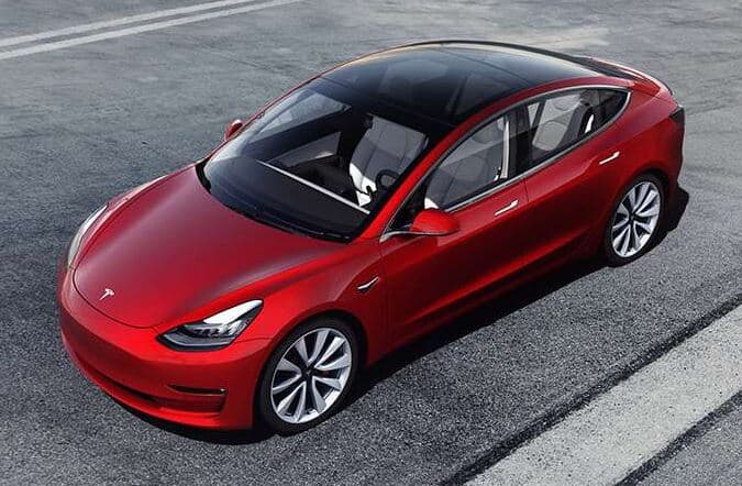 Best Electric Tow Car Under £50,000 - Tesla Model 3 Long Range Dual Motor